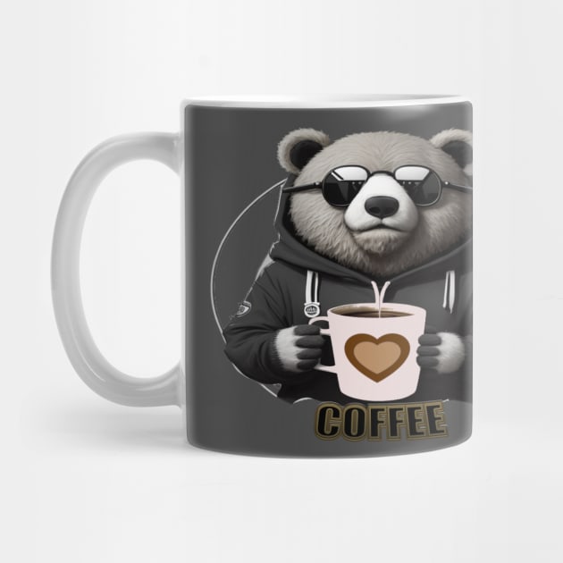 COFEE WITH BEAR DESIGN by HTA DESIGNS